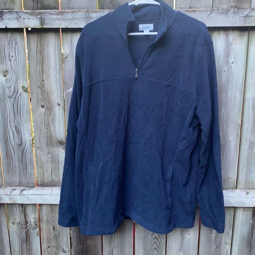 Croft & Barrow Blue fleece sweatshirt sz. XL